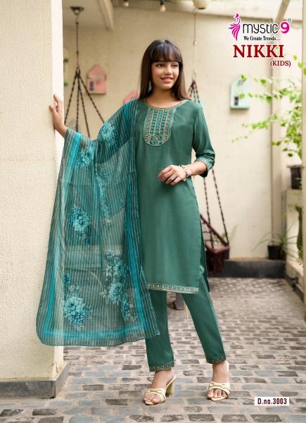 Mystic9 nikki (kids) vol 3 double layered kurti wholesale